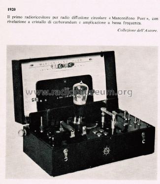 Marconifono Puer; Marconi Italiana (ID = 3023861) Radio