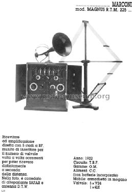 Marconifono Magnus ; Marconi Italiana (ID = 1060054) Radio