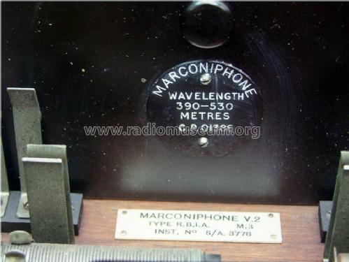 Marconifono V.2; Marconi Italiana (ID = 1225086) Radio