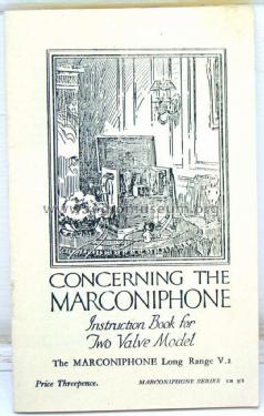 Marconifono V.2; Marconi Italiana (ID = 1225091) Radio