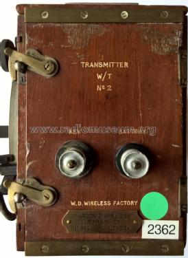 Transmitter W/T No 2; Marconi's Wireless (ID = 2344433) Commercial Tr