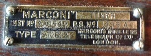 Tuner T.G.2; Marconi's Wireless (ID = 2310817) mod-pre26