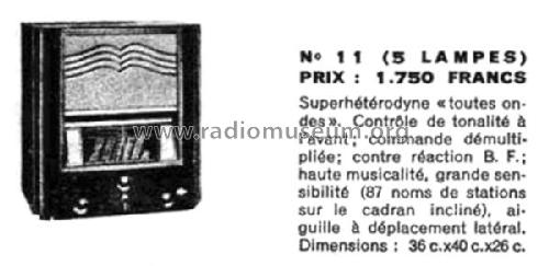 11 Ch= 5737; Marconi marque, Cie. (ID = 1473039) Radio