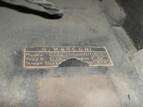 16 Ch= 439; Marconi marque, Cie. (ID = 1231993) Radio