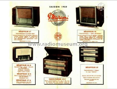 67 Ch= 647; Marconi marque, Cie. (ID = 1762975) Radio