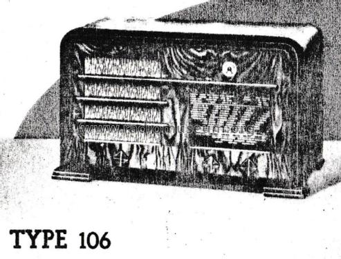 106U; Marconiphone; (ID = 1930674) Radio