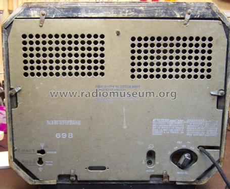 698; Marconiphone; (ID = 1921585) Radio