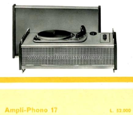 Ampli-Phono 17; Marelli Radiomarelli (ID = 1294801) Ton-Bild