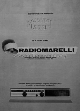 AR128; Marelli Radiomarelli (ID = 2150407) Car Radio