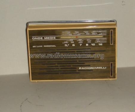 De Luxe Personal ; Marelli Radiomarelli (ID = 1190925) Radio