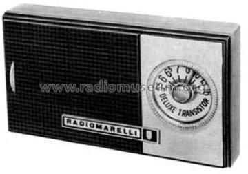 Deluxe Transistor RD314 - DS314; Marelli Radiomarelli (ID = 1291927) Radio