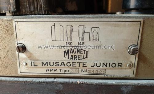 Musagete Junior Tipo 30; Marelli Radiomarelli (ID = 2345192) Radio