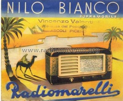 Nilo Bianco 78; Marelli Radiomarelli (ID = 247357) Radio