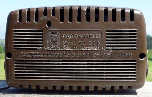 RD200; Marelli Radiomarelli (ID = 2660088) Radio