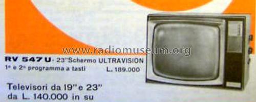 RV547U; Marelli Radiomarelli (ID = 1033414) Television