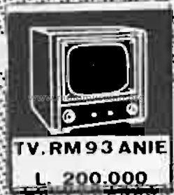 Televisore RV93; Marelli Radiomarelli (ID = 2400596) Fernseh-E