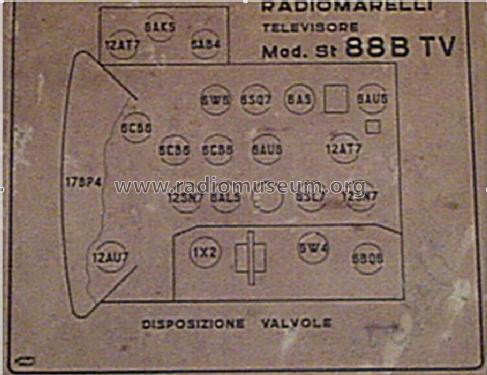 St88B-TV TV/107; Marelli Radiomarelli (ID = 586892) Television