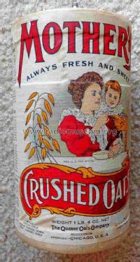Mother's Crushed Oats Crystal Set ; Marquette Radio Corp (ID = 1682272) Galène