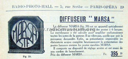 Diffuseur Marsa; Marsa; Le Vésinet (ID = 2203996) Speaker-P