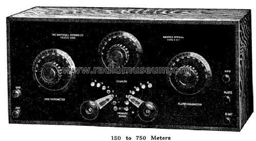 Short Wave Regenerative Receiver Type R. S. 7 ; Marshall-Gerken Co., (ID = 996111) mod-pre26