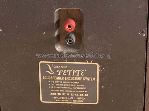 Loudspeaker Enclosure System Grande Petite; Marsland Engineering (ID = 2794318) Speaker-P