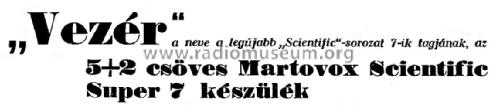 Vezér - Leader; Scientific Super 7; Martovox, Márton Pál (ID = 2333197) Radio