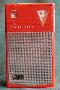 6 Transistor 6 TP-207; Marvel brand name, (ID = 264083) Radio