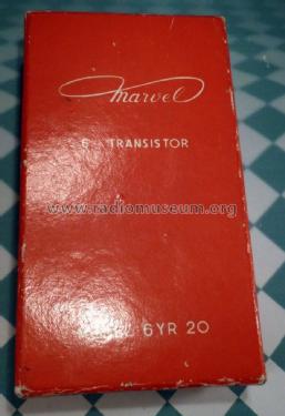 Transistor 6 6YR-20; Marvel brand name, (ID = 1233350) Radio