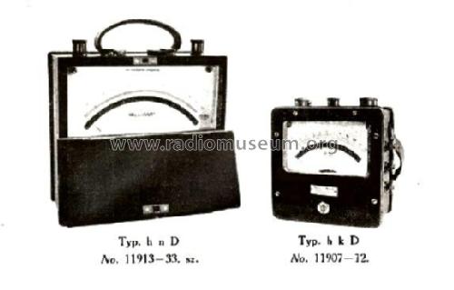 Depréz rendszerű hordozható voltmeter hkD 11909; Marx és Mérei (ID = 2050493) Ausrüstung