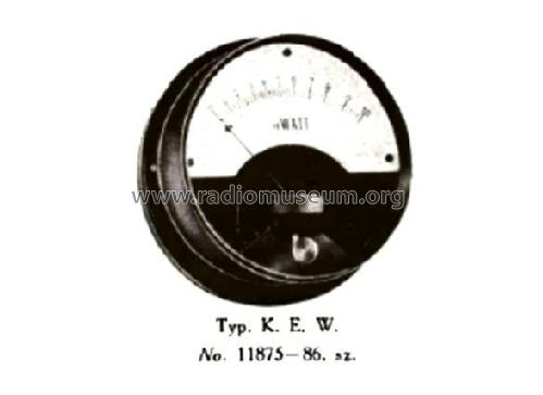 Elektrodynamikus Wattmérő K.E.W. 11886-80-100 A; Marx és Mérei (ID = 2037338) Equipment