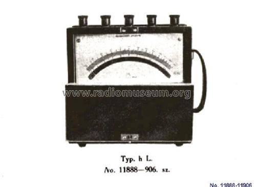 Elektromágneses Hordozható Ampermérő. hL. 11899; Marx és Mérei (ID = 2049127) Equipment