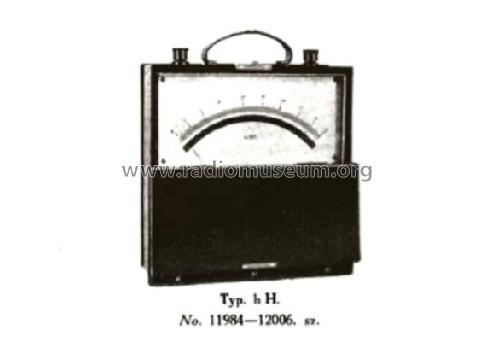Hordozható preciziós aperiodikus hődrót voltmérő 11994-1000V; Marx és Mérei (ID = 2041172) Equipment