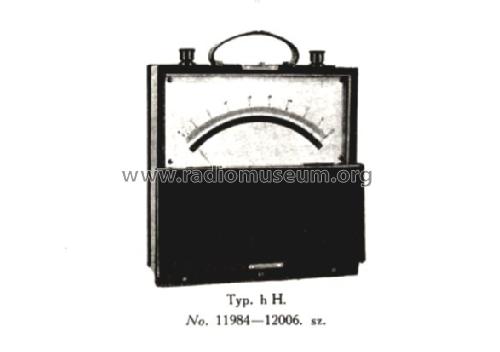 Hordozható preciziós aperiodikus hődrót voltmérő hH. 11986; Marx és Mérei (ID = 2054285) Equipment