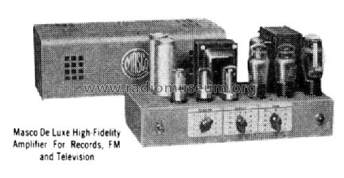 De Luxe High Fidelity Amplifier ; Masco Mark Simpson (ID = 1099860) Ampl/Mixer