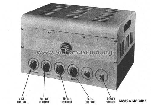 High Fidelity Amplifier MA-25HF; Masco Mark Simpson (ID = 1471798) Ampl/Mixer