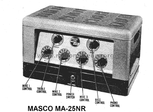 MA-25NR; Masco Mark Simpson (ID = 1422922) Ampl/Mixer