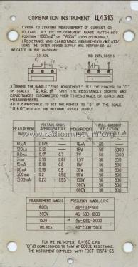 Vielfachmessgerät C-4313 {Ц-4313}; Mashpriborintorg Маш (ID = 1538330) Ausrüstung