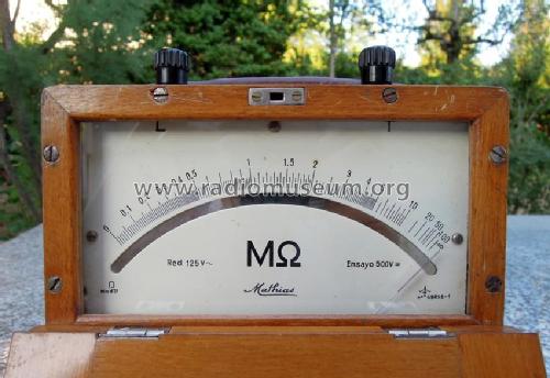 Megohmeter 21; Mathias SL; (ID = 1924132) Ausrüstung