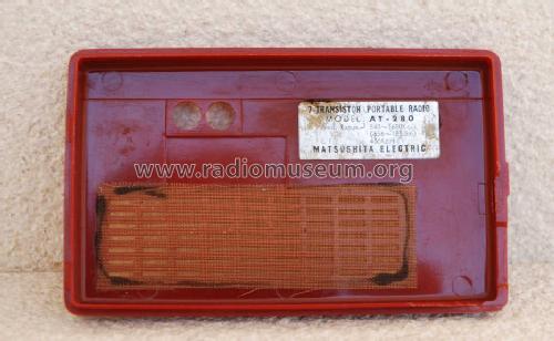 National 7 Transistor Portable Radio AT-280; Panasonic, (ID = 1246188) Radio