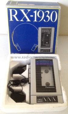 Panasonic FM-AM-FM Stereo Radio Cassette Player RX-1930; Panasonic, (ID = 1552088) Radio