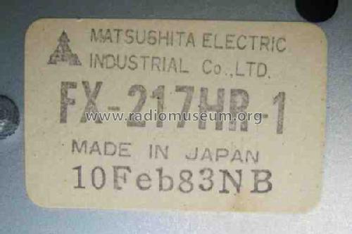 FX-217HR-1; Panasonic, (ID = 1196548) R-Player