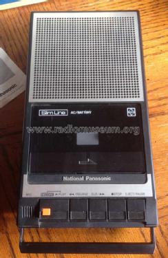 National Panasonic Slim Line Portable Cassette Tape Recorder RQ-2734; Panasonic, (ID = 1557006) R-Player