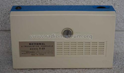 National 6-Transistor Portable T-51; Panasonic, (ID = 476165) Radio