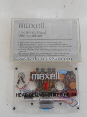 Head Demagnetizer HE-44; Maxell brand, Maxell (ID = 2162895) Equipment