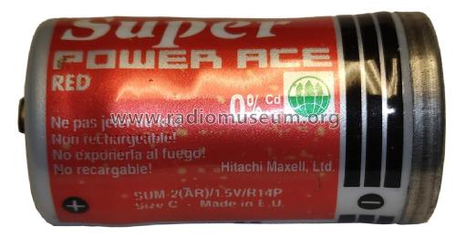 Super Power Ace Red R14, C; Maxell brand, Maxell (ID = 2988304) Strom-V