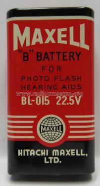 Dry battery 'B' BL-015; Maxell brand, Maxell (ID = 1487852) Power-S
