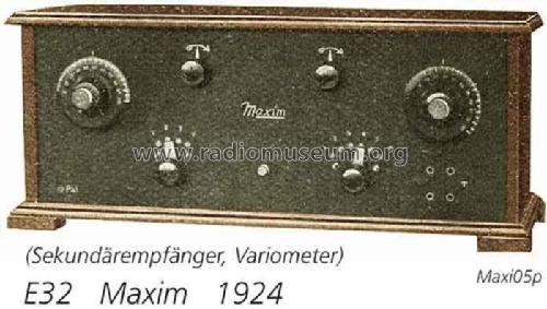 Standard E32; Radio-Maxim; Aarau (ID = 1936) Radio