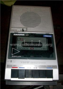 Slimline Cassette Recorder 681; Maximal Marke? / (ID = 1586131) R-Player