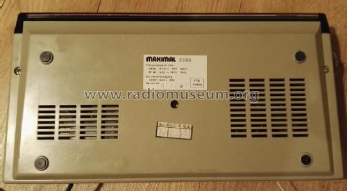 Uhrenradio Maximal 2080; Maximal Marke? / (ID = 2082435) Radio