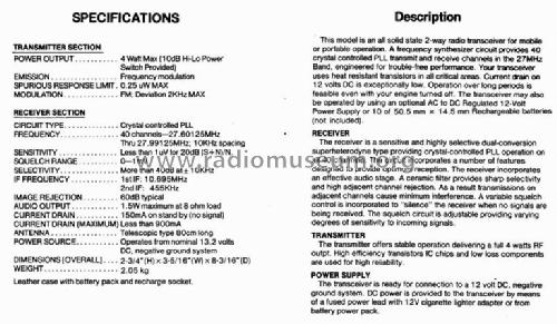 Maxcom 7E Alert Mobile Transceiver ; Maxon America Inc.; (ID = 1135636) Citizen